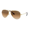 Ray-Ban Aviator Gold Brown Gradient-58