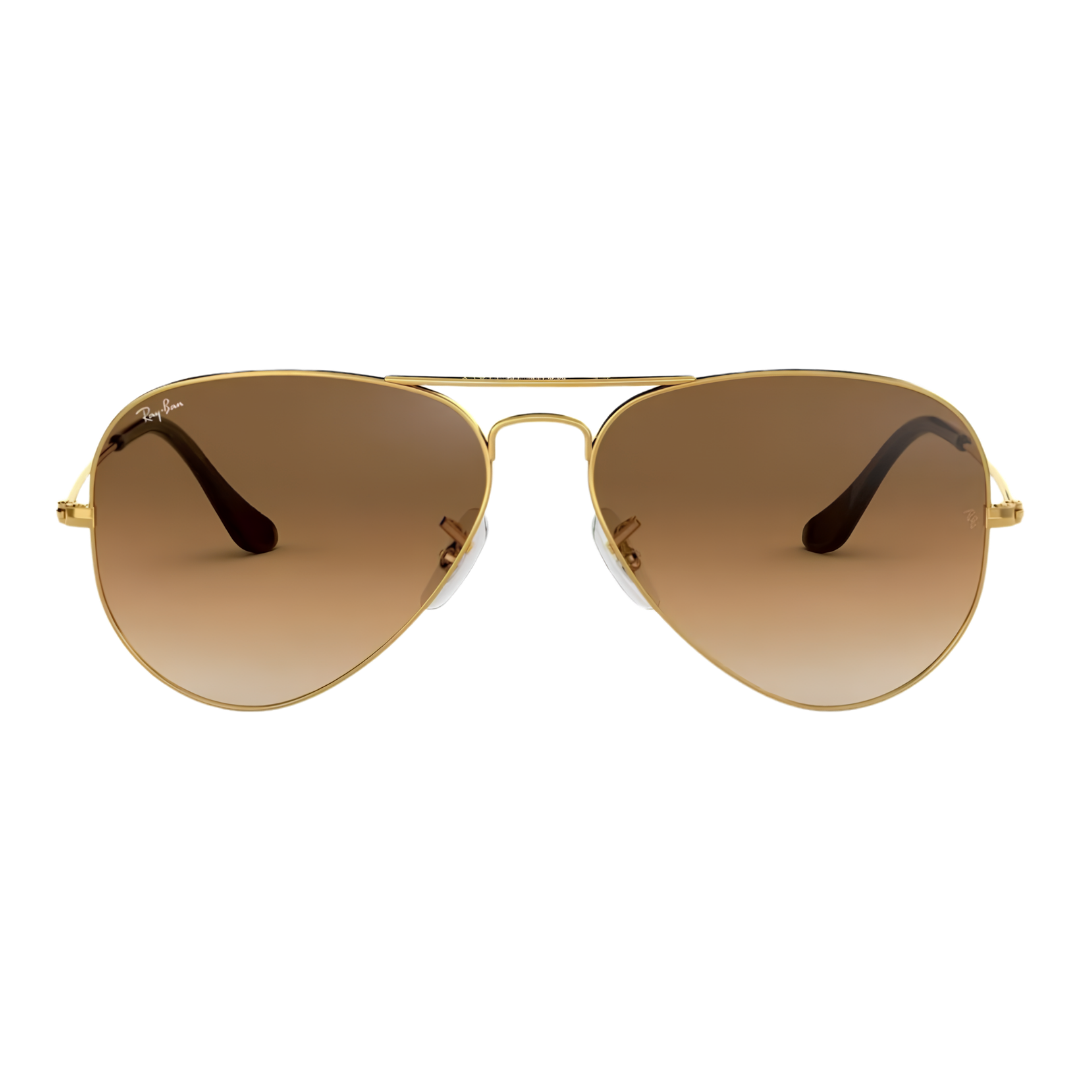 Ray-Ban Aviator Gold Brown Gradient-58