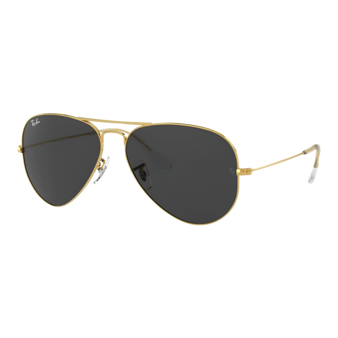 Ray-Ban Aviator Gold Grey Lens-62