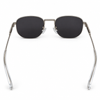 Charcoal Metal Square Sunglasses — view 3