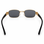 Fendi — Gold and Black Medallion Sunglasses — view 3