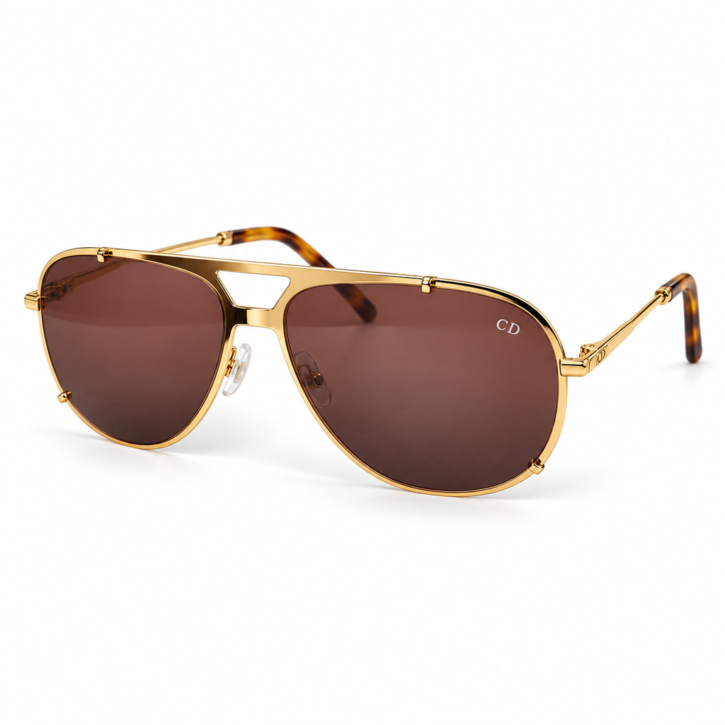 Dior sunglasses — Gold / Brown