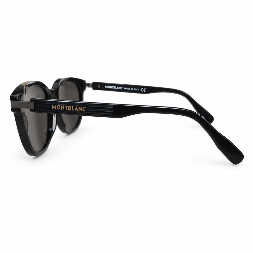 Montblanc sunglasses in Black — side view