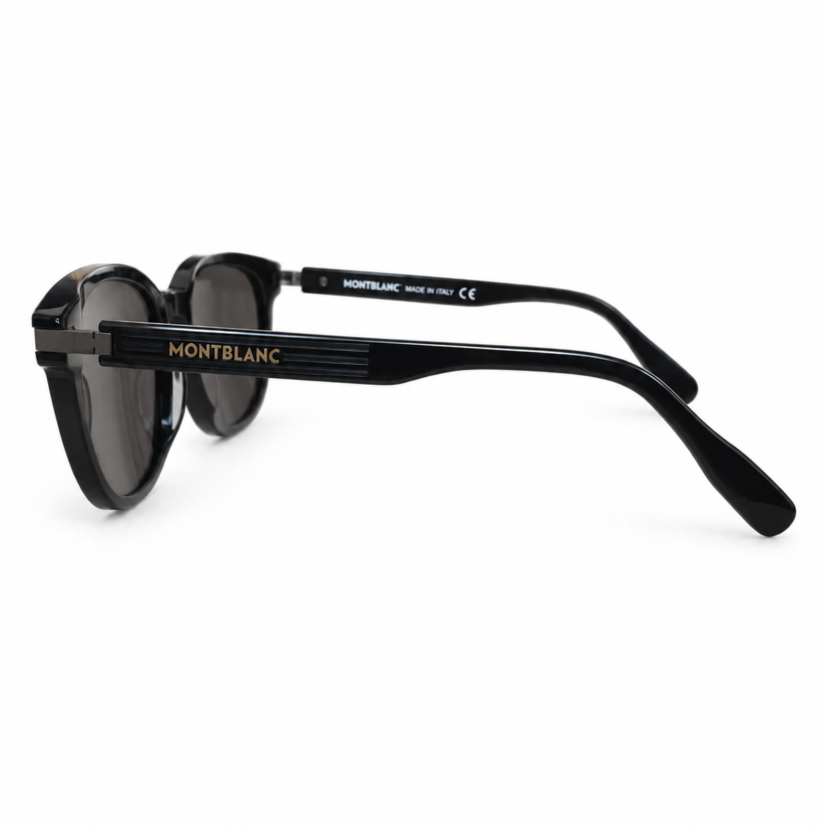 Montblanc sunglasses in Black — side view