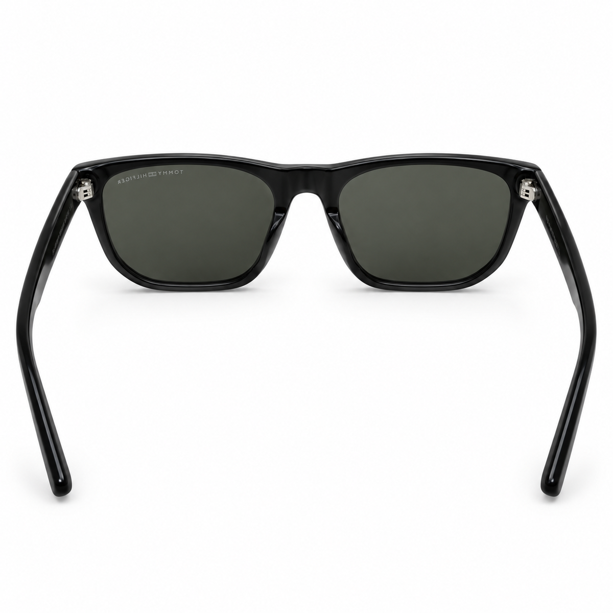 Tommy Hilfiger — Black Frame Smoky Lens Sunglasses — view 3