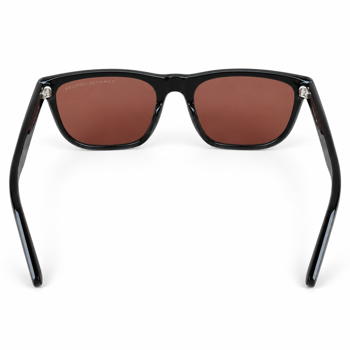 Tommy Hilfiger — Black Frame Warm Brown Lens Sunglasses — view 3