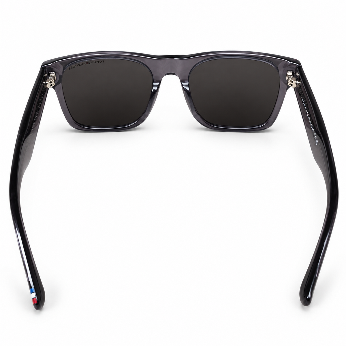 Tommy Hilfiger — Smoky Charcoal Rectangular Sunglasses — view 3