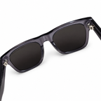 Tommy Hilfiger — Smoky Charcoal Rectangular Sunglasses — view 4